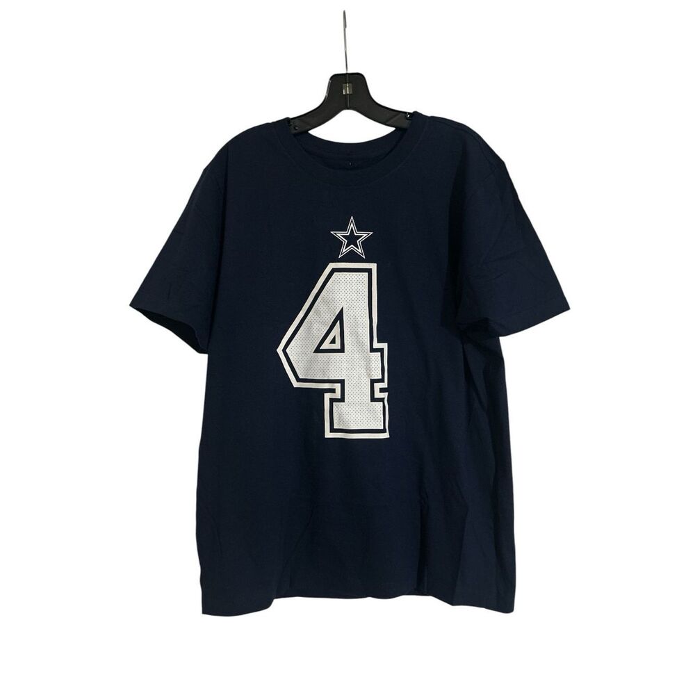 Dak Prescott Dallas Cowboys Nike Player Name & Number T-Shirt - Navy